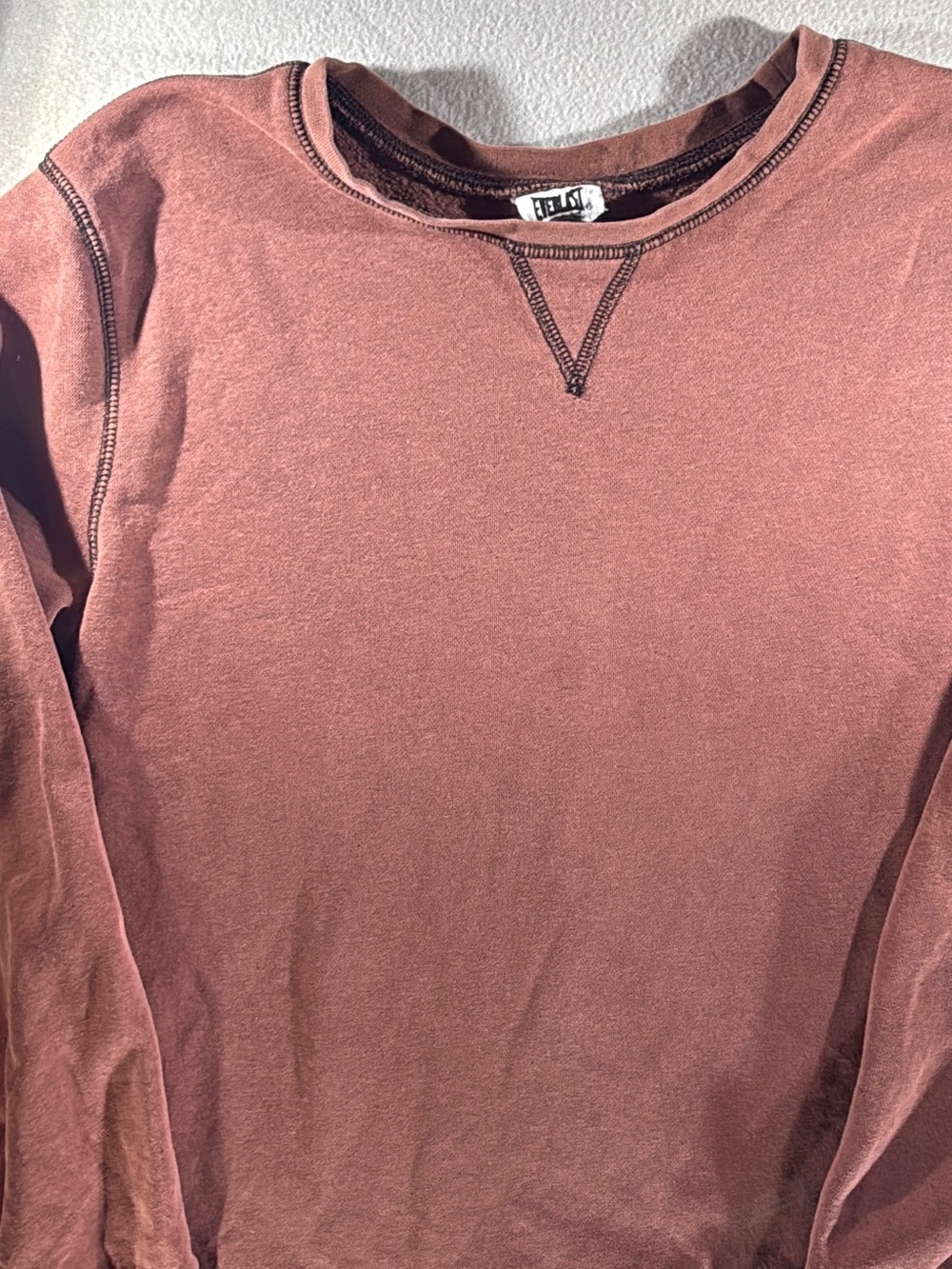 Everlast Sport Women’s Crewneck Sweatshirt Medium Brown Rust Pullover